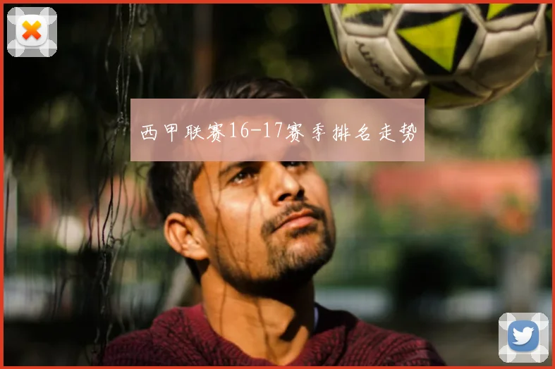 西甲联赛16-17赛季排名走势